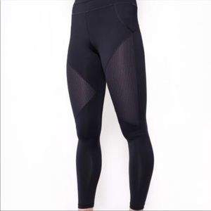 Varley Perforated Black Leggings